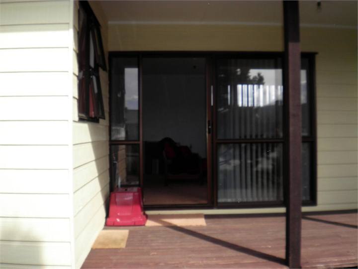 Front door and front deck