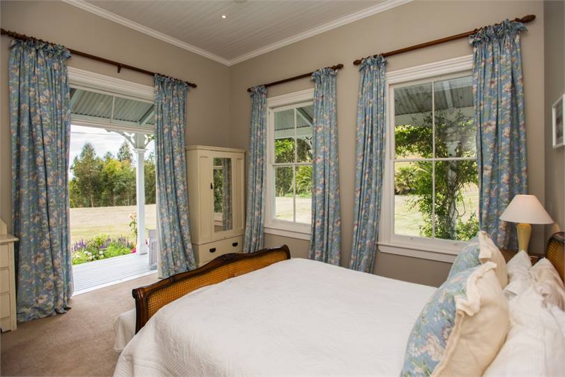 Ocean Blue room has delightful views across the ga