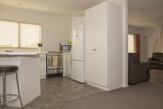 Kitchen from dining area