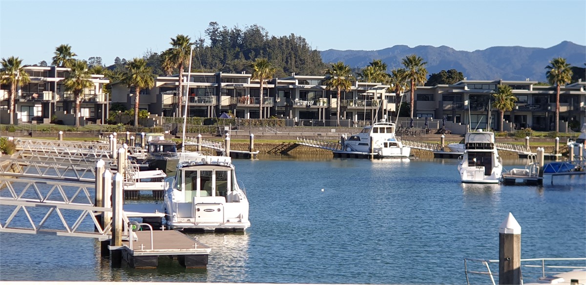 Views towards apartment