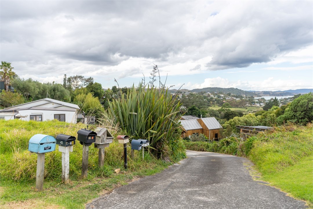 View of the driveway