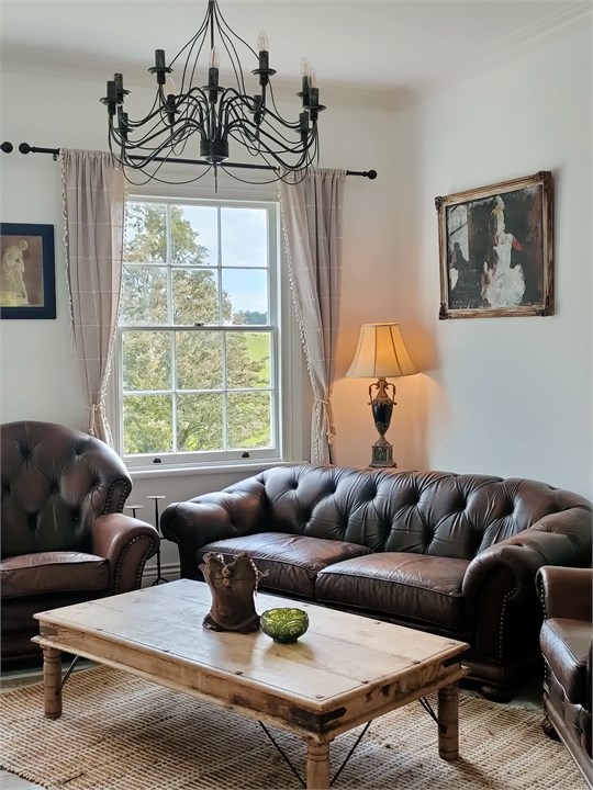 Relax in the lounge watching sport from a the smar