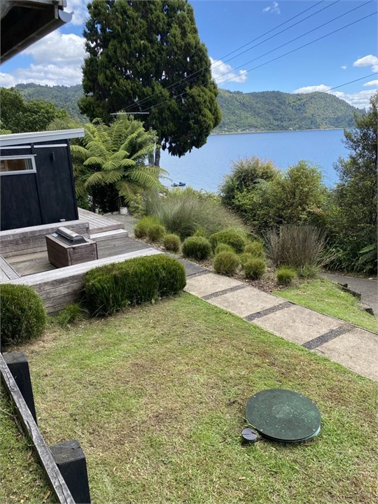 Outdoor fire and garden