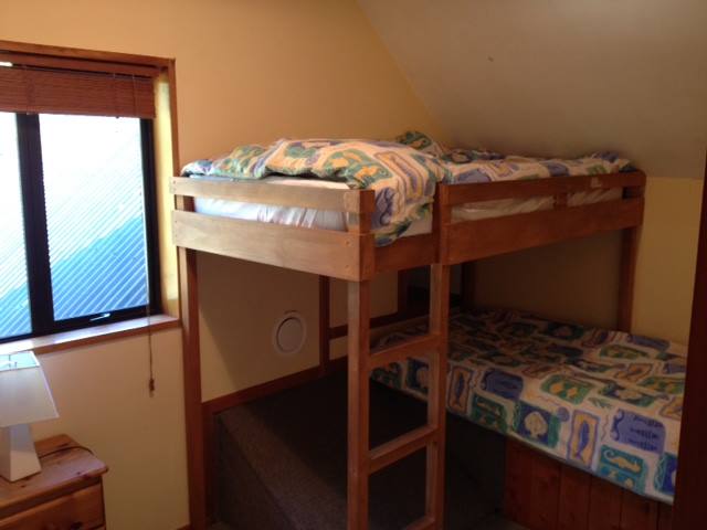 Upstairs bunkroom