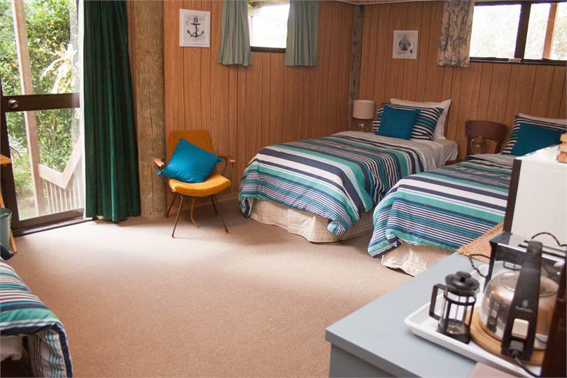 Downstairs main bedroom/living area