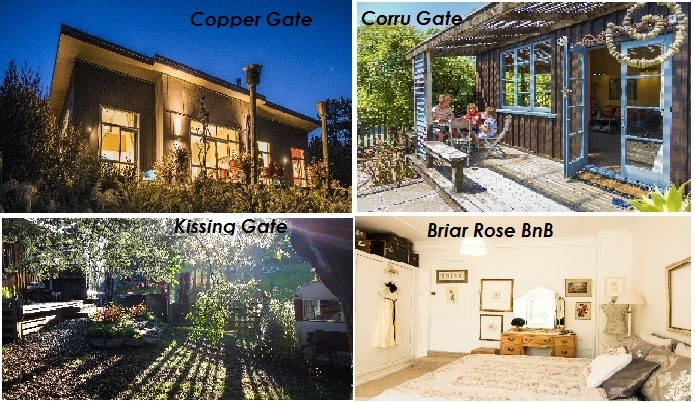 Copper Gate, Corru Gate, Kissing Gate, BriarRose