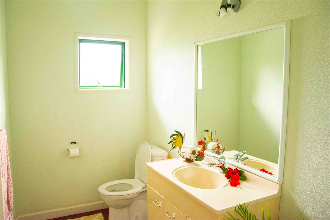 Additional restroom on upper floor