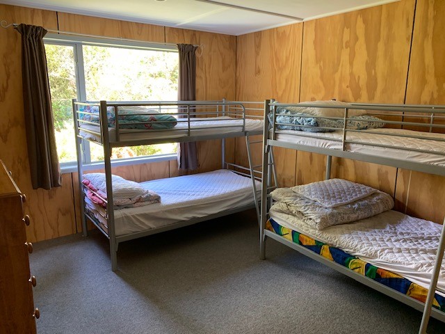 One of two bunk rooms