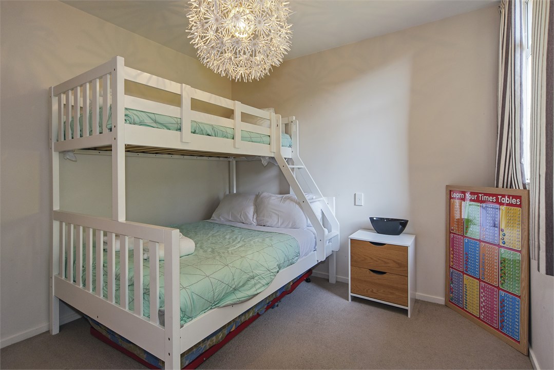 Bedroom 2 with Single over Queen bunk
