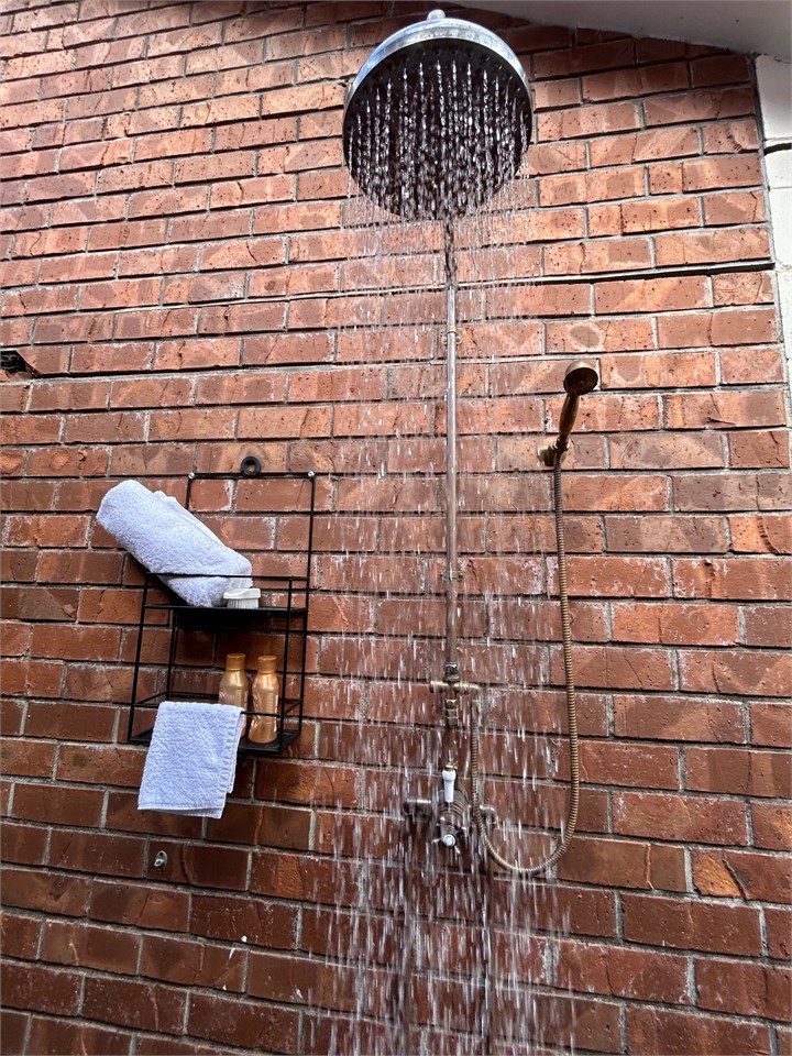 Outside shower