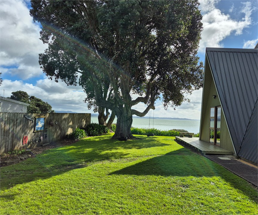 Facing North - beach front