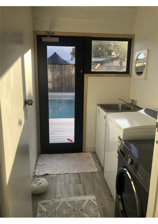 Laundry to Pool Access
