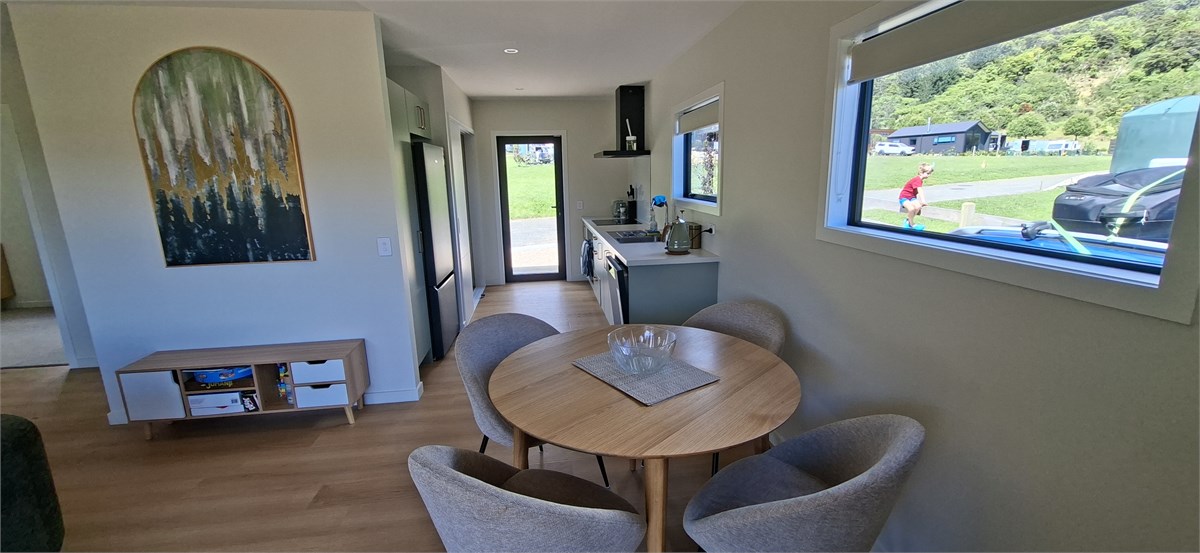 Open plan dining kitchen