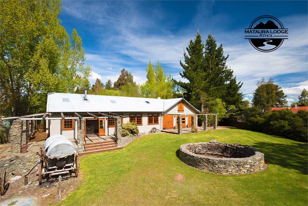 Mataura Lodge Athol Lumsden Holiday Home for rent Holiday Houses
