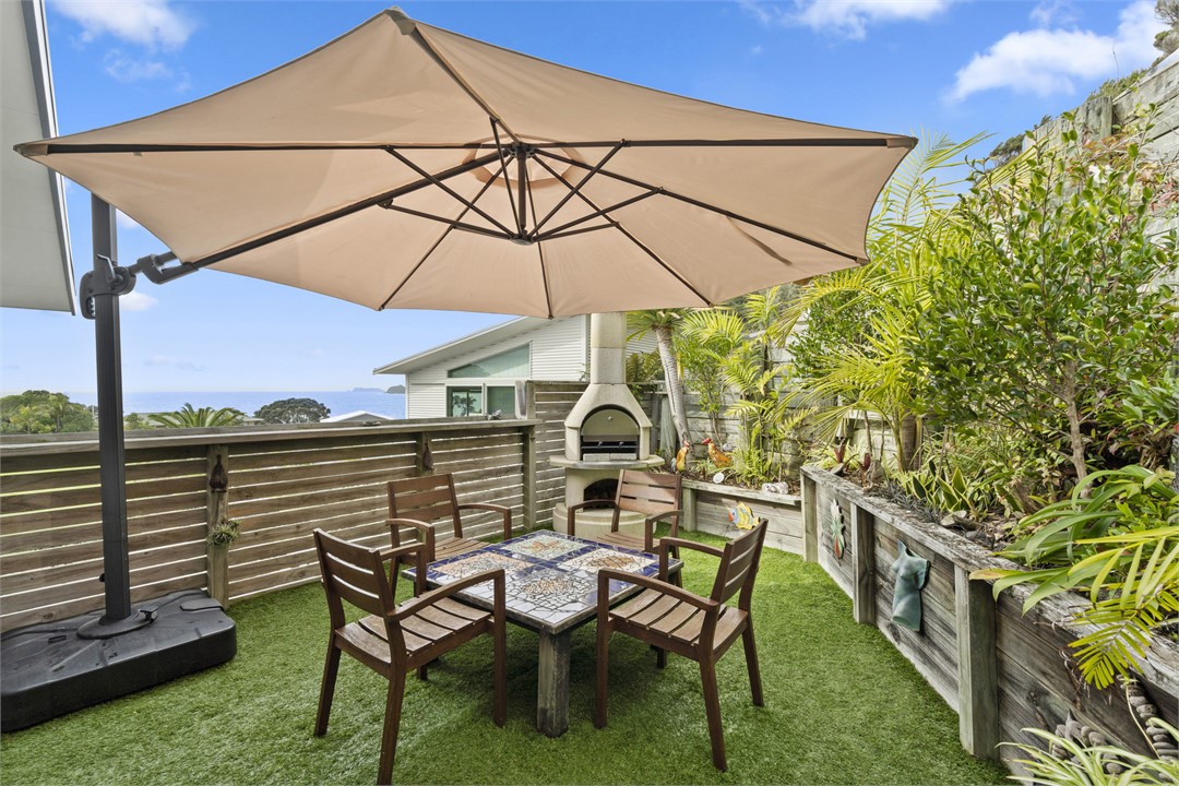 Second outdoor area upstairs