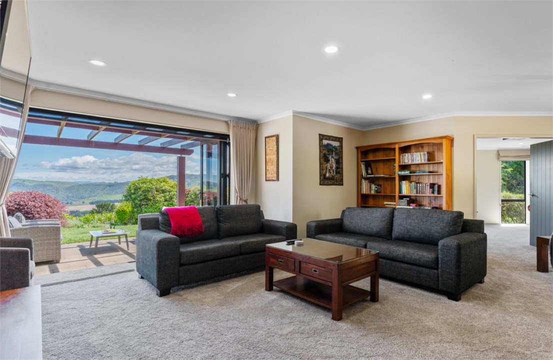Main living area with gorgeous views