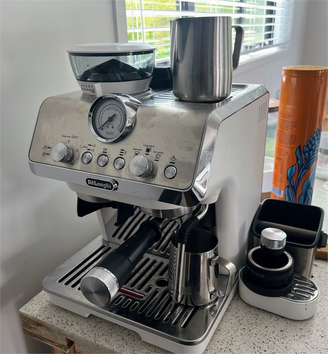 Proper coffee machine.