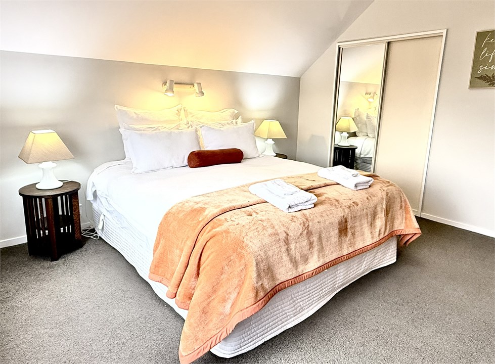 Bedroom 1 on the 3rd floor with a King bed