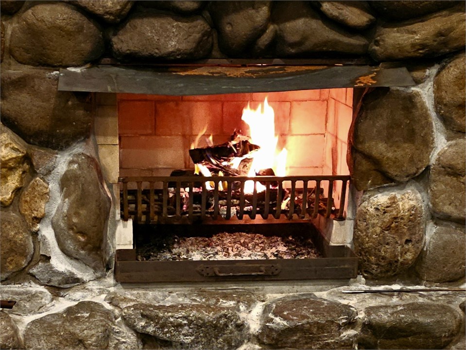 The Romance of our fireplace (by prior arrangement