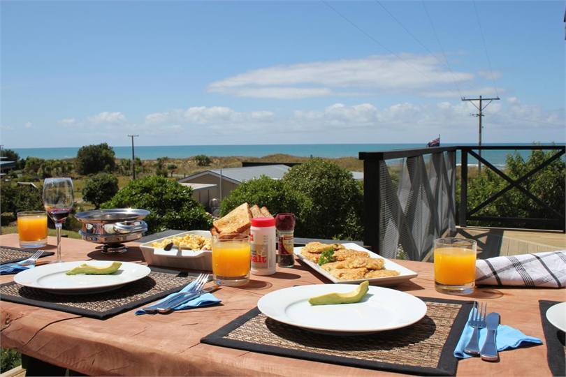 Breakfast on the deck