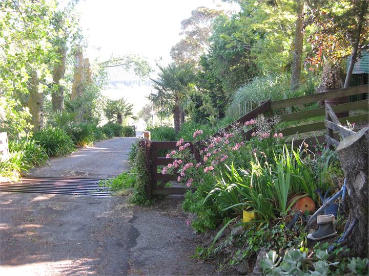 Enjoy walking around the large country garden