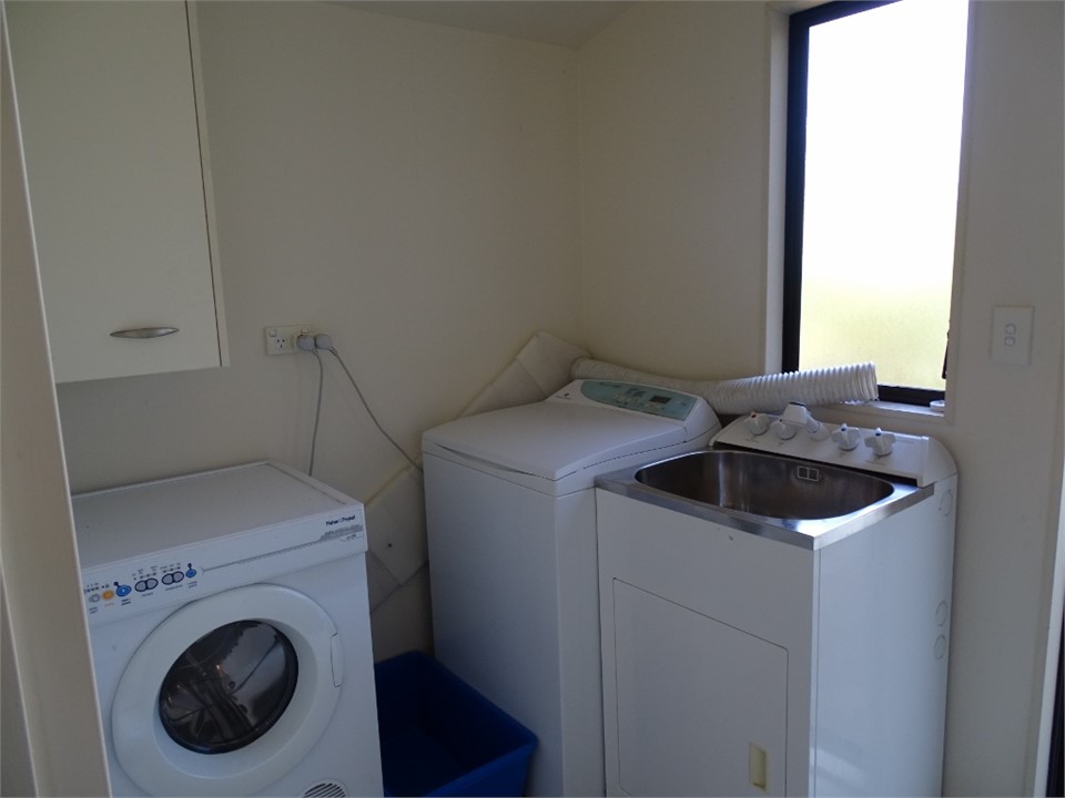 Laundry, washer and dryer.
