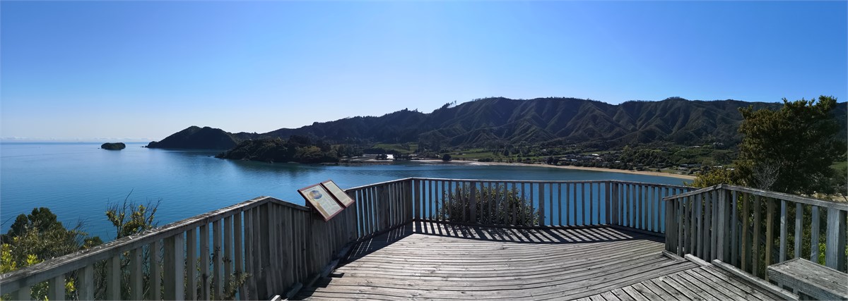 Views from Abel Tasman Memorial