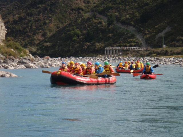Rafting on Rangitata River