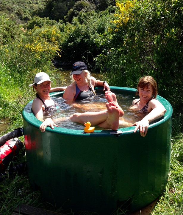off grid hot tub available