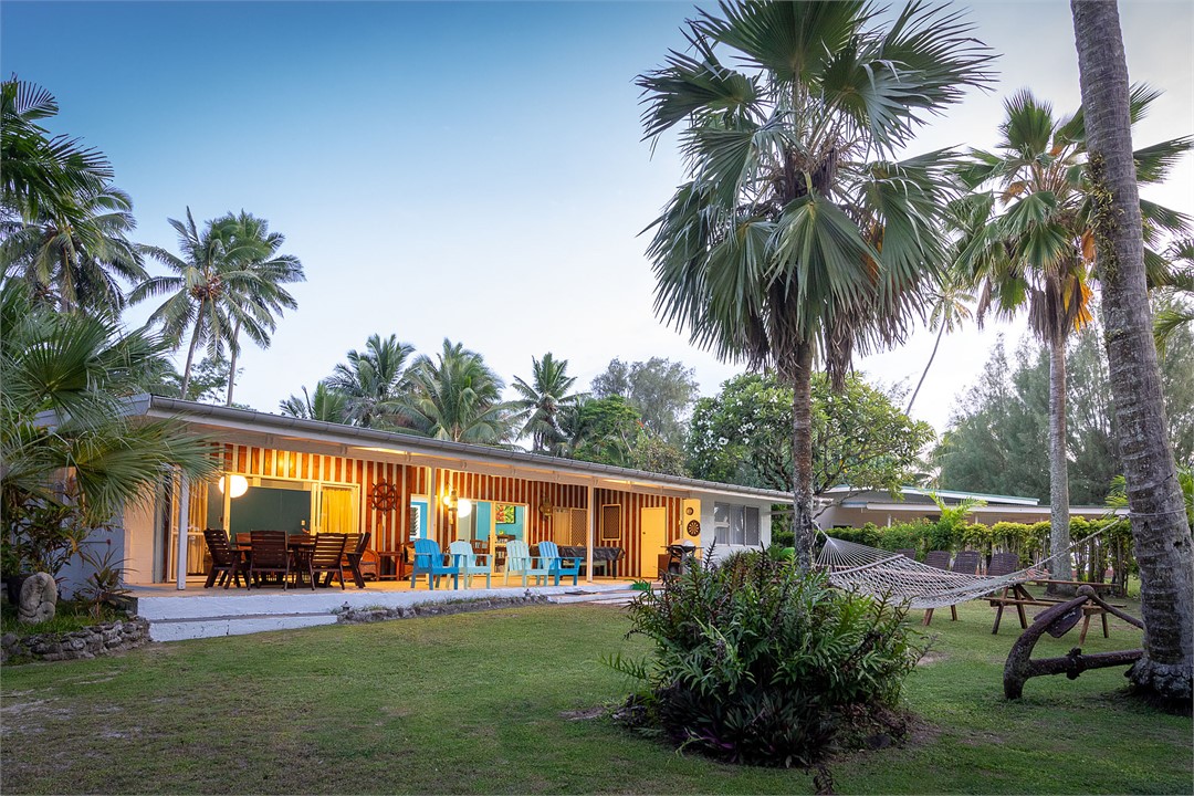 Large lawn and gardens