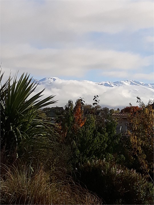 Mt Dobson from cottage