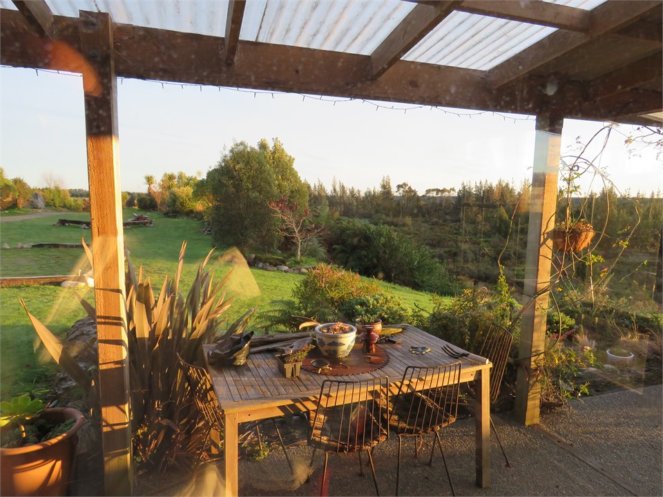Outdoor sitting area