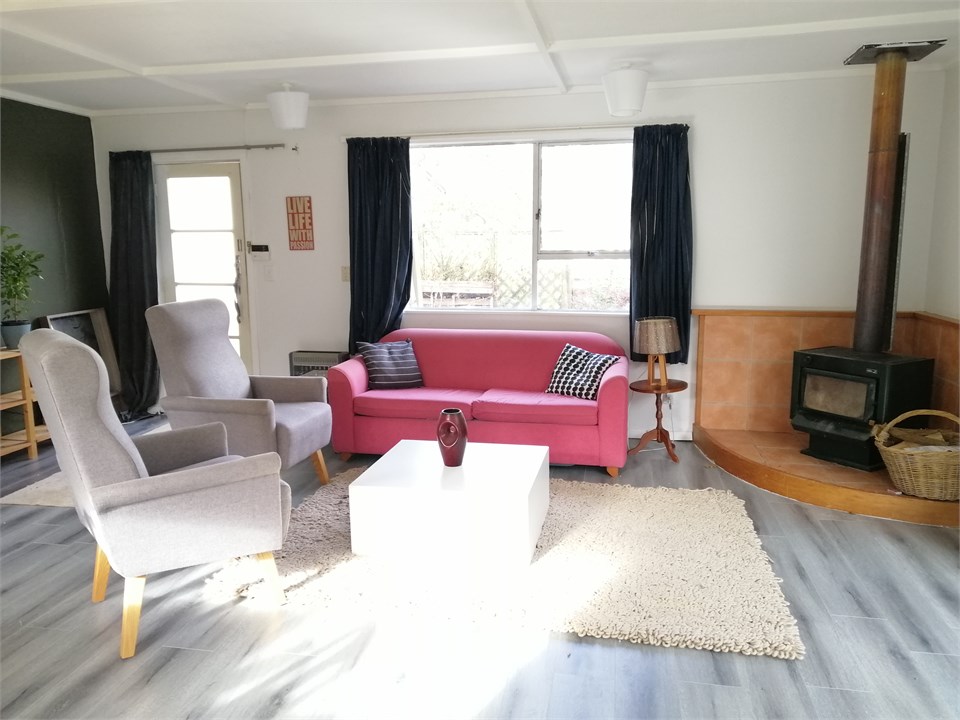Woodburner in lounge