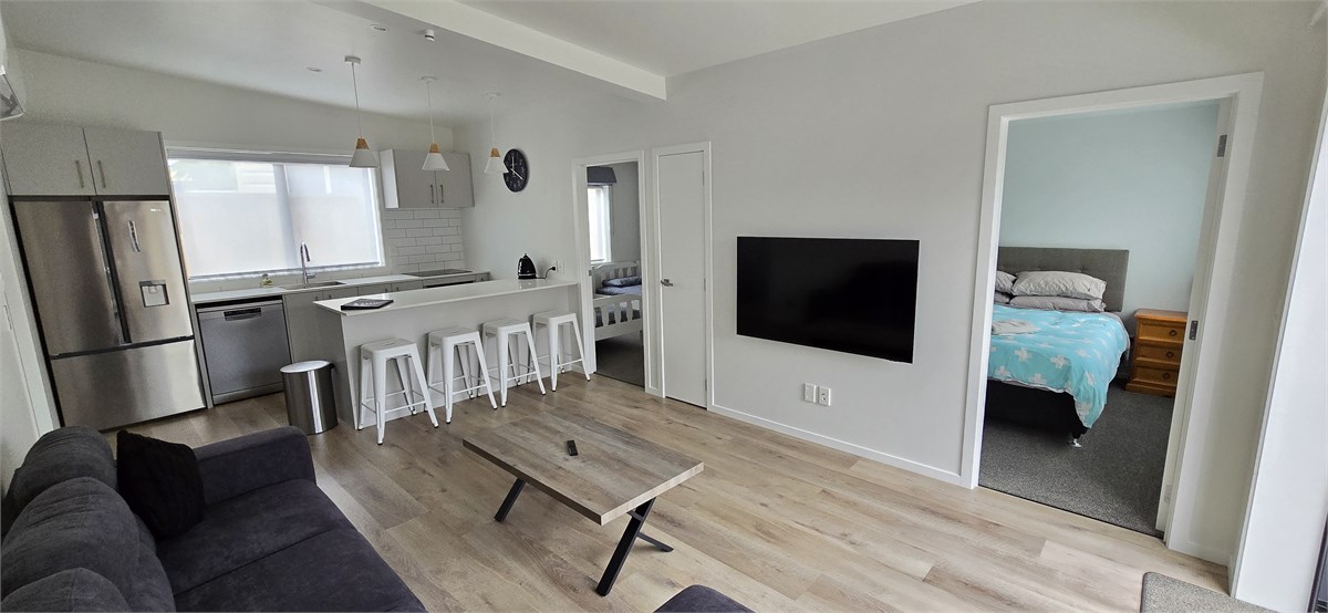 Open Plan Kitchen and Lounge area