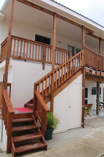 BeachView Unit Stairs to Deck
