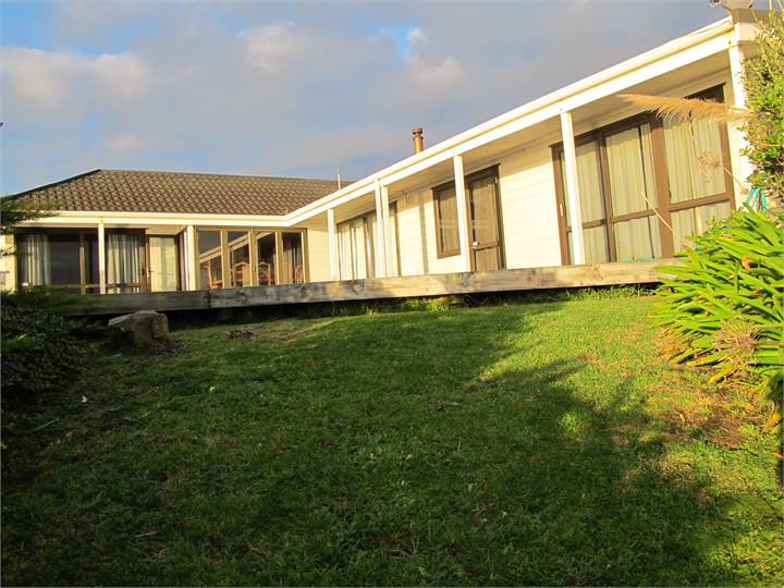 House seen from the beach