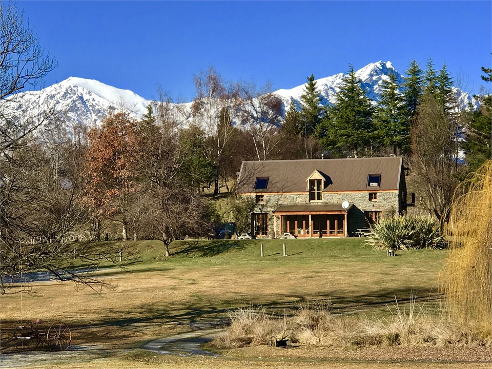 Magical mountain setting