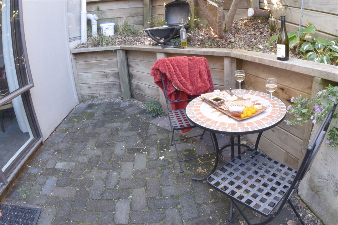 Days Bay Studio Accommodation: Courtyard