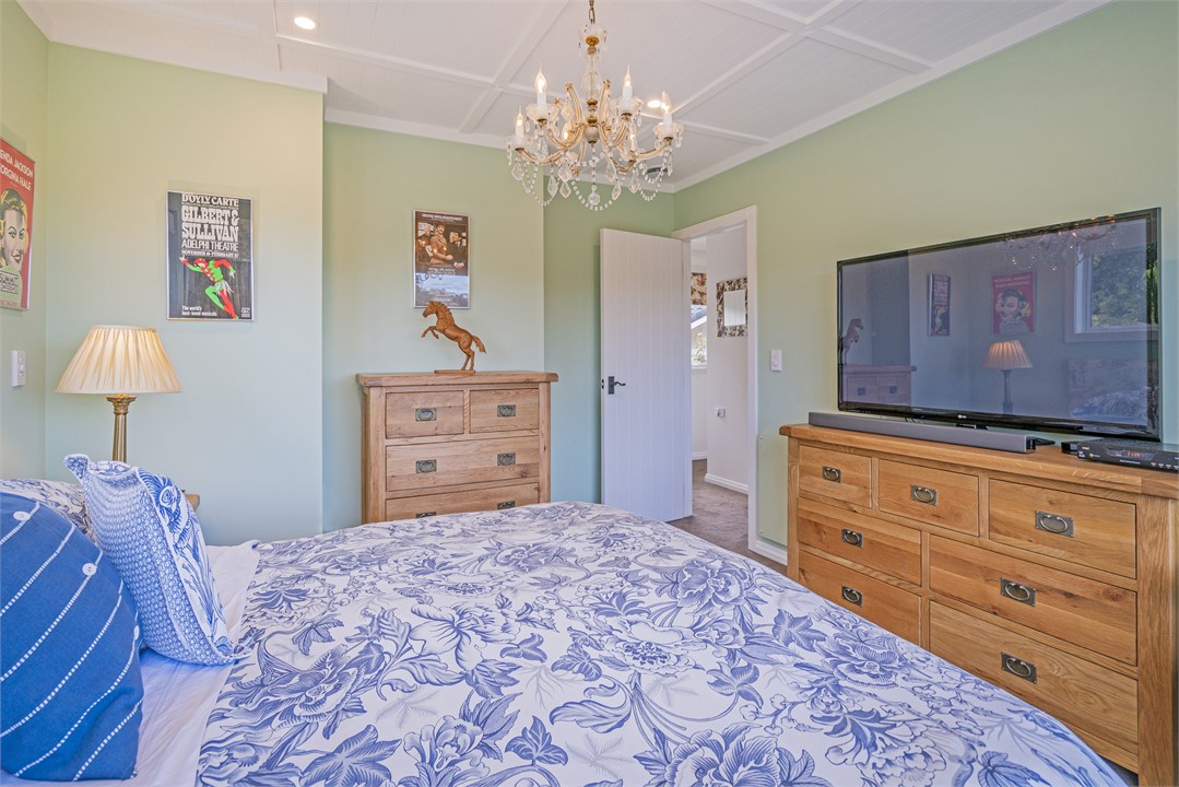 The Tui Main King Bedroom showing TV