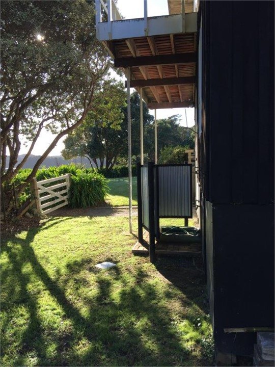 Outdoor c shower. Hot & cold water