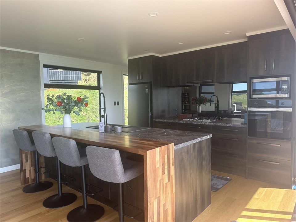 Dining and kitchen area