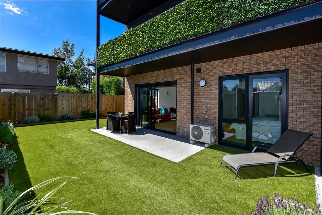 Seating area outside on the patio