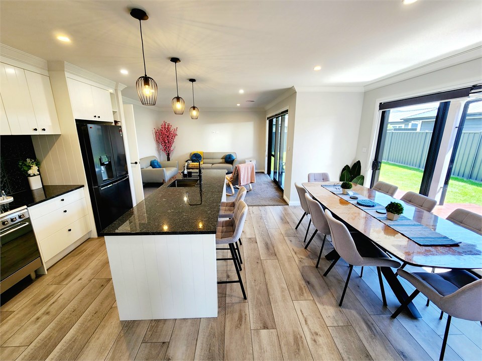 Dining Area, Main Living Room, Kitchen