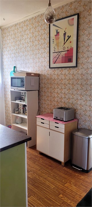 Tea, Coffee and toast area of kithcen