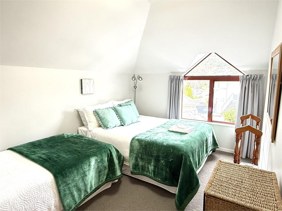 Bedroom 3 on the 3rd floor, Single and Double bed