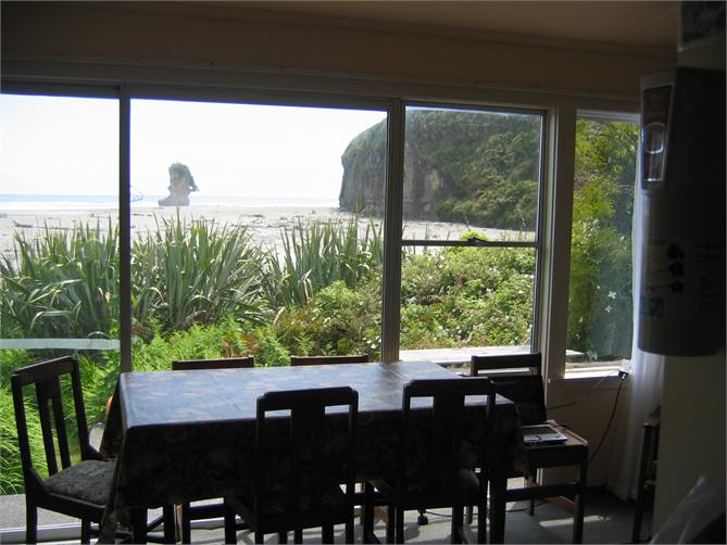 From the dining table