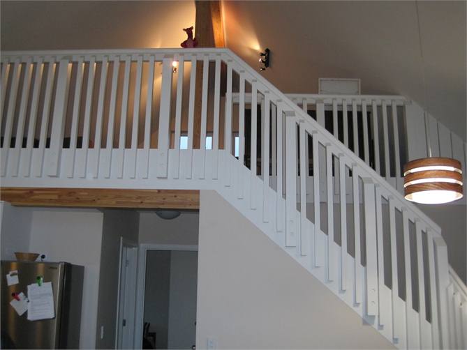 Upstairs to mezzanine area