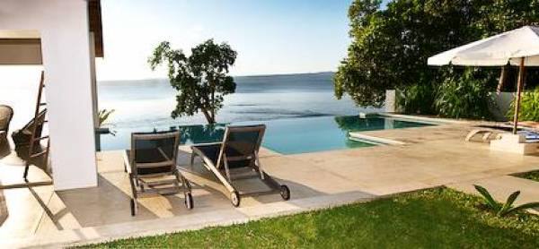 Loungers by the pool