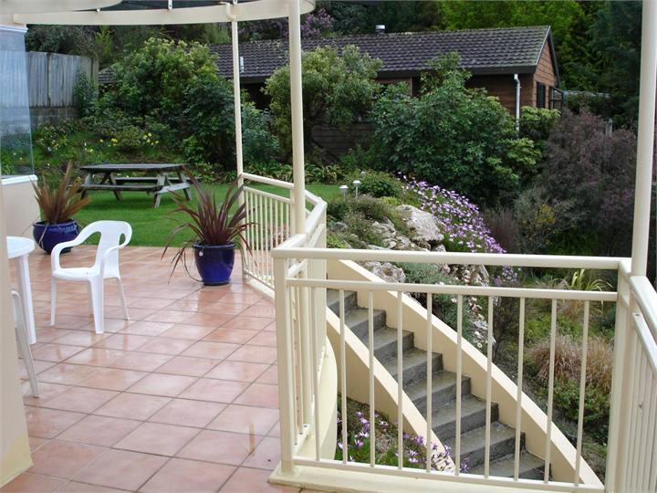 Steps up to the Garden