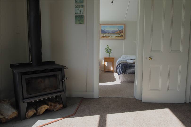Logburner in living area